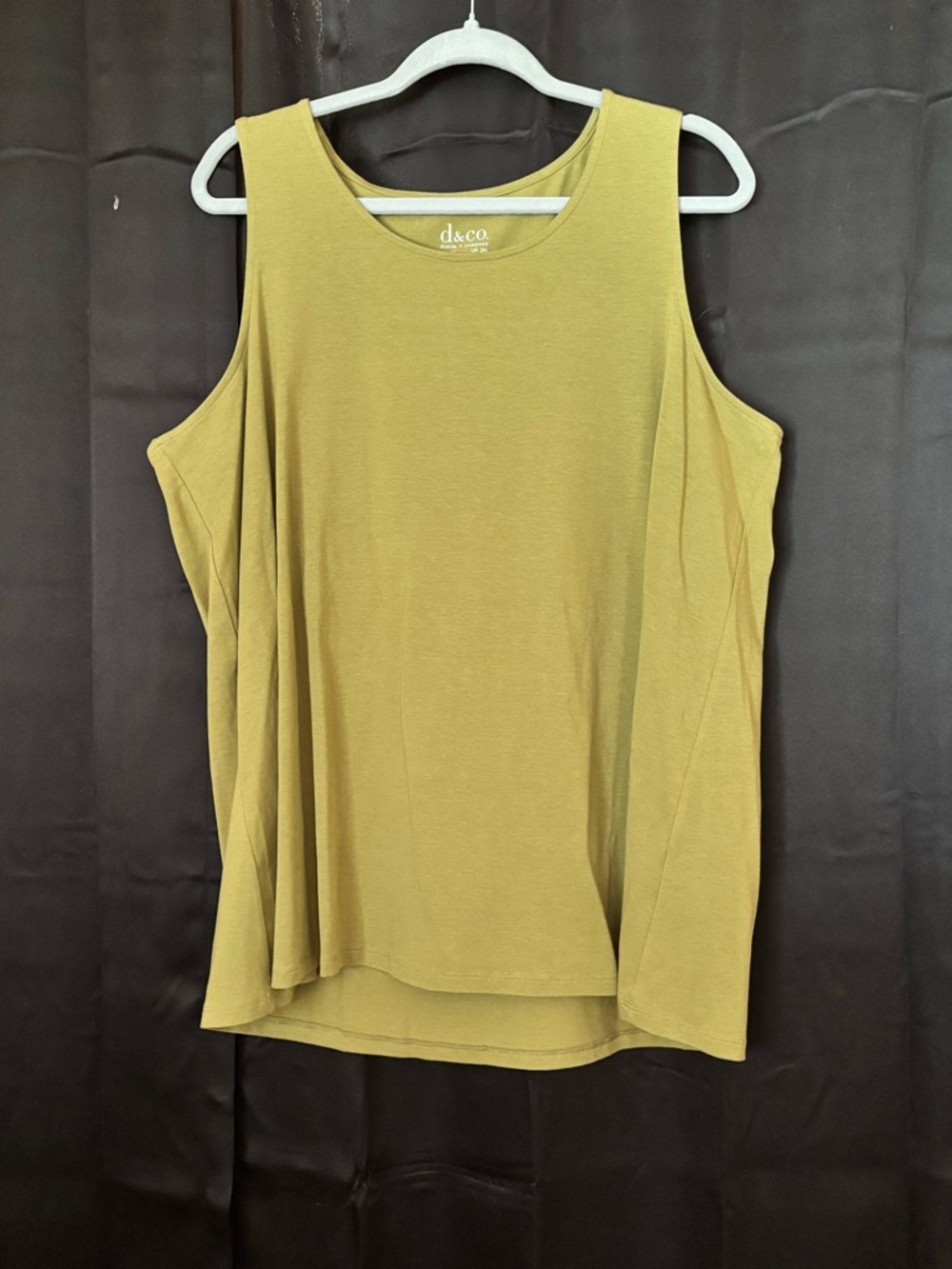 d & co. Olive Swing Tank Top